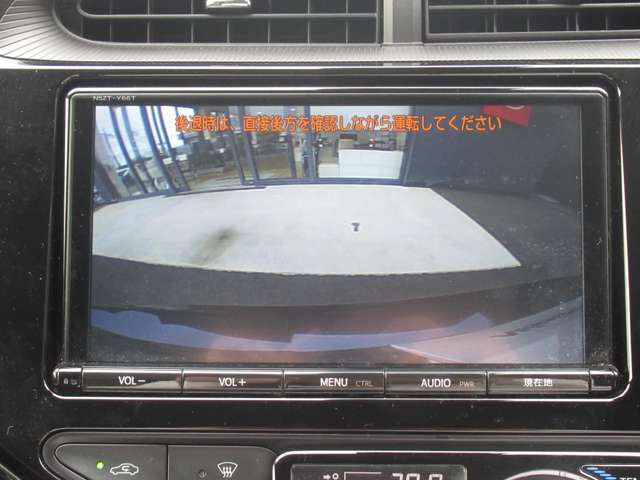 バックカメラ搭載で駐車が楽ちん！
