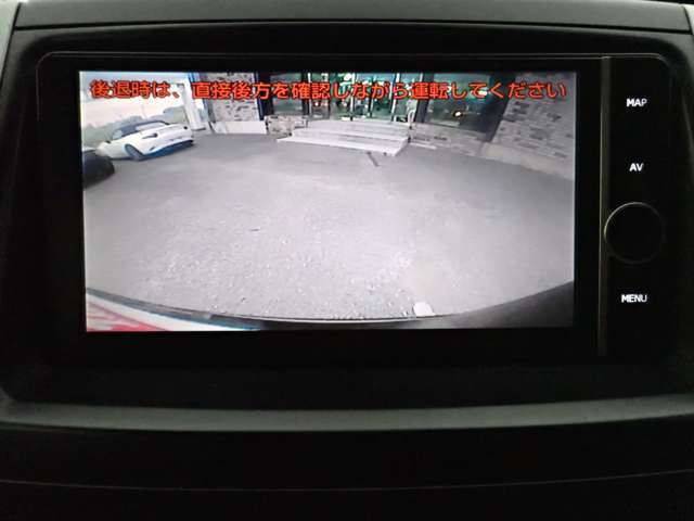 バックカメラ装備です☆　苦手な車庫入れも安心です！！