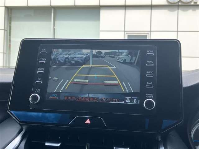 バックガイドモニターで、後方を確認しながら安心して駐車することができます。運転初心者も熟練者も必須の機能ですよ！