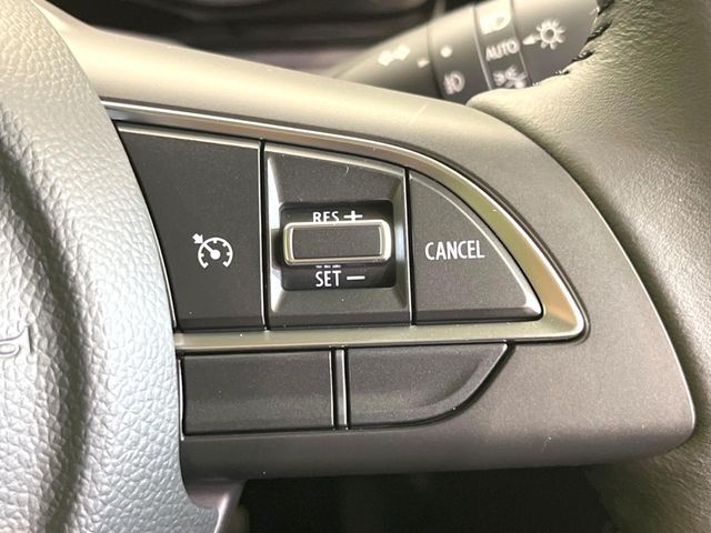 【クルーズコントロール】高速道路もラクラク走行。アクセルを離しても一定速度で走行ができ、長距離運転時の負担を軽減！加速・減速も簡単なスイッチ操作で調整できます。