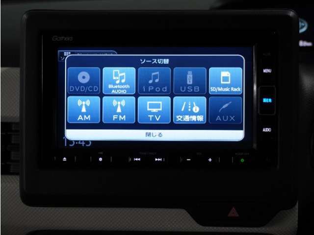【Bluetoothオーディオ】Bluetoothオーディオも対応でスマートフォンからお気に入りの音楽を楽しめます。