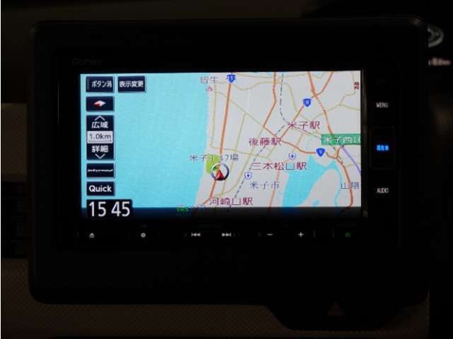 【純正メモリーナビ】地図データの情報量や検索スピードの速さが魅力的です。　初めて行く場所や、知らない道でも安心・快適なドライブをお楽しみいただけますね。