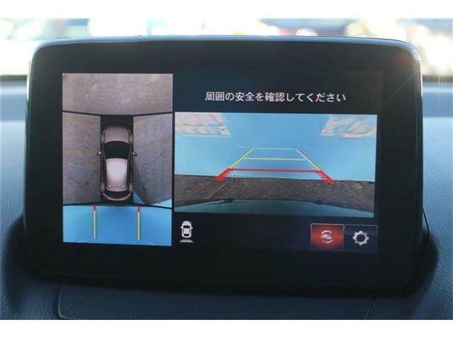 全方位カメラ付となっておりますので、運転が苦手な方でも安心ですね！