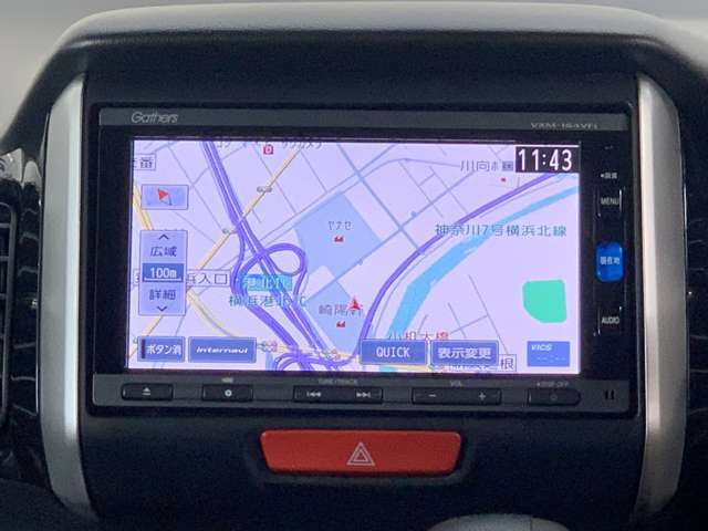 ホンダ純正ナビ付き！独自のインターナビ搭載により、リアルタイムの交通渋滞情報だけでなく、お出掛け先の天気や様々な情報も取得できドライブをよりお愉しみ頂けます！♪