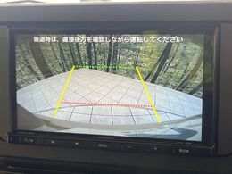 【バックカメラ】駐車時に後方がリアルタイム映像で確認できます。大型商業施設や立体駐車場での駐車時や、夜間のバック時に大活躍！運転スキルに関わらず、今や必須となった装備のひとつです！