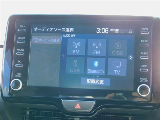 フルセグやBluetoothオーディオ再生機能付き
