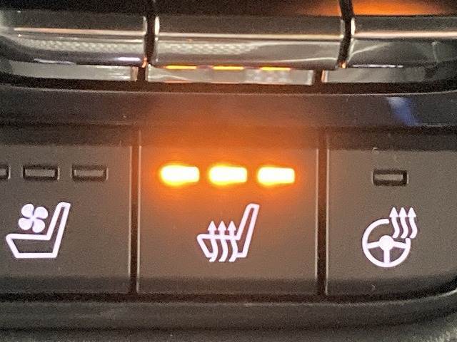 【シートヒーター＆シートクーラー】高級車にふさわしい快適装備で、夏場は座面から涼しい風が、冬場は身体の芯からポカポカになりますね。