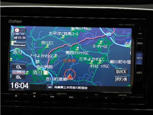 ◆ホンダ純正メモリーナビ（VRU-205CVi)◆初めての場所もナビゲーションがご案内！楽しい旅行をサポートします。