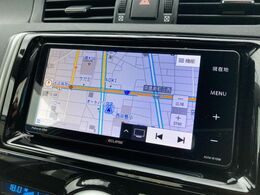 【ナビゲーション】目的地までしっかり案内してくれる使いやすいナビ。Bluetooth接続すればお持ちのスマホやMP3プレイヤーの音楽を再生可能！毎日の運転がさらに楽しくなります！！