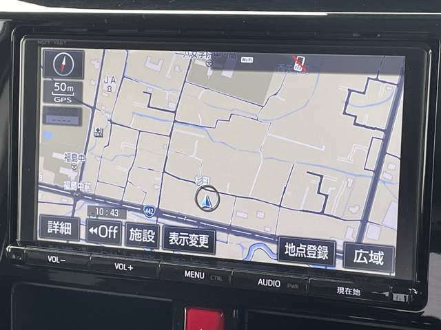 【純正ナビ】専用設計で車内の雰囲気にマッチ！ナビ利用時のマップ表示は見やすく、いつものドライブがグッと楽しくなります！