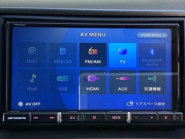 フルセグTV・DVD再生可・Bluetooth　Audio・音楽録音可・・・運転中もお気に入りのソースでお楽しみ頂けます！！