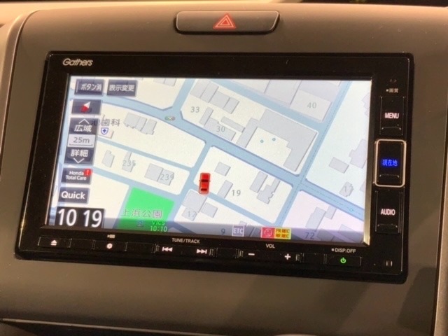 ギャザズナビ搭載です。知らない道も安心ですね！