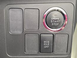 スマートキー付き。キーを携帯しているだけで、エンジンの始動が可能な装備です。プッシュスタートですのでエンジンの始動もボタンを押すだけです。