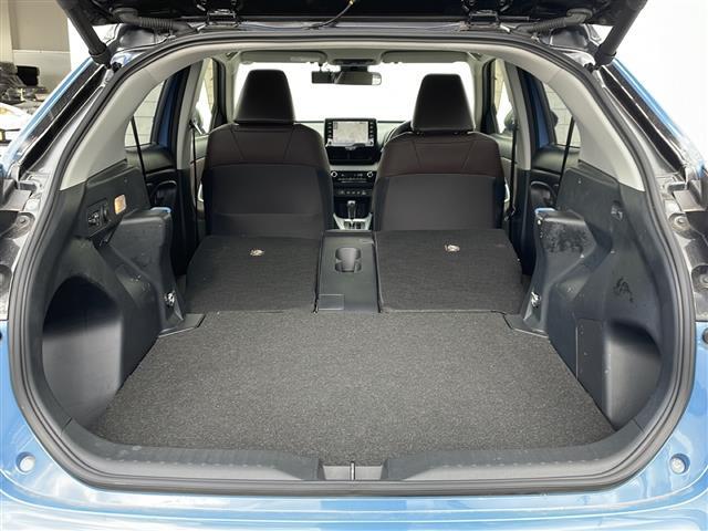 【シートアレンジ】乗せる人数、荷物によってシートをアレンジすれば、ダンボールなどの大きい荷物や、釣り具などの長尺物も載せられそうですね！