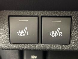【シートヒーター】寒い日に重宝するシートヒーター！エアコンより早く温まってくれるので寒がりの人も安心ですね♪エアコンの温風は乾燥するから苦手、という方にもをおすすめです。