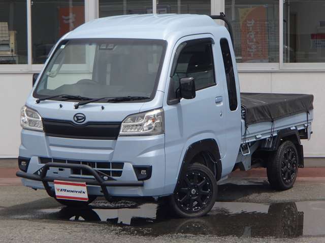 SA3t★4WD★リフトアップ★ガードパイプ鳥居★前後ドラレコ★リクライニングシート★オーバーフェンダー★フロントバンパーガード★キーレス★LEDライト★CD★USB★マッドガード★14インチAW