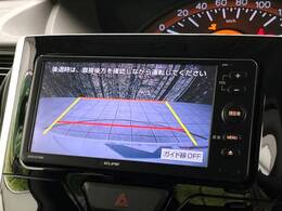 【バックカメラ】駐車時に後方がリアルタイム映像で確認できます。大型商業施設や立体駐車場での駐車時や、夜間のバック時に大活躍！運転スキルに関わらず、今や必須となった装備のひとつです！
