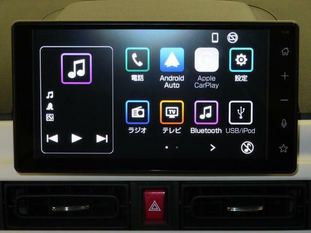 9インチスマホ連携ディスプレイオーディオです。バックカメラも付いて車庫入れ・駐車も安心です。Bluetooth対応機器を登録して音楽を楽しんだりハンズフリー通話が出来て便利です。