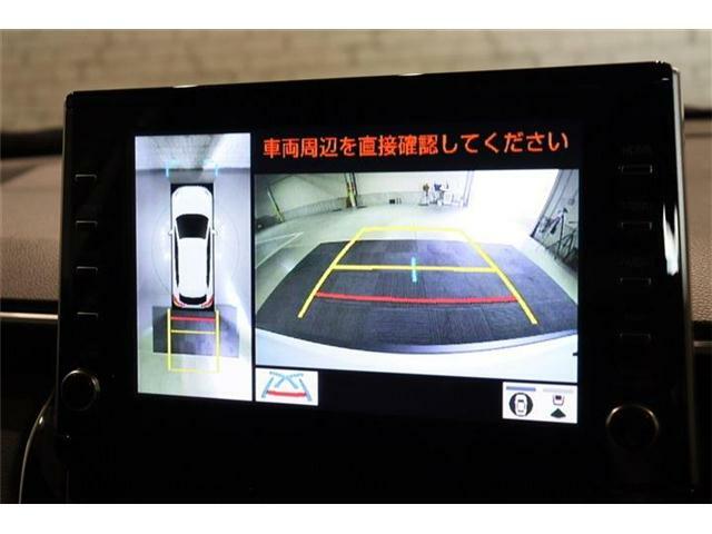 真上からの視点で車を見ることが出来る全方位カメラ機能付き！