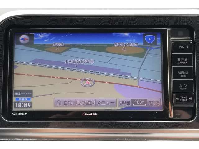 社外ナビ　フルセグ　CD/DVD再生　Bluetoothオーディオ