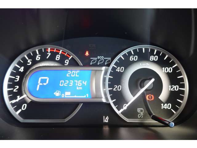 大きく視認性の良いスピードメーターです！