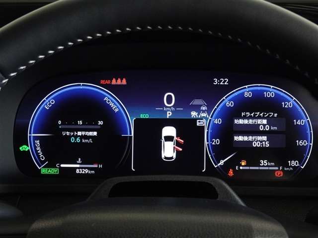 機能的で高級感のあるメーターです。