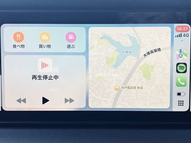 SSD方式が採用された純正ナビシステム。アップルカープレイ・アンドロイドオート・Bluetoothオーディオ接続やUSBポート、サラウンドカメラなどを備えています！車両情報もモニターでチェックすることが可能です。