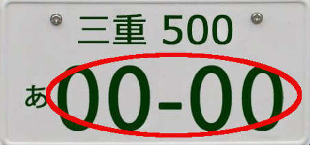 一連番号（4桁数字）をご希望の数字に！！