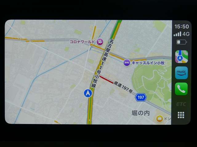 T-CONNECT8インチナビを搭載！Apple CarPlayやAndroid Autoに接続が可能ですので、スマホのアプリを大型のナビ画面で操作することができます！