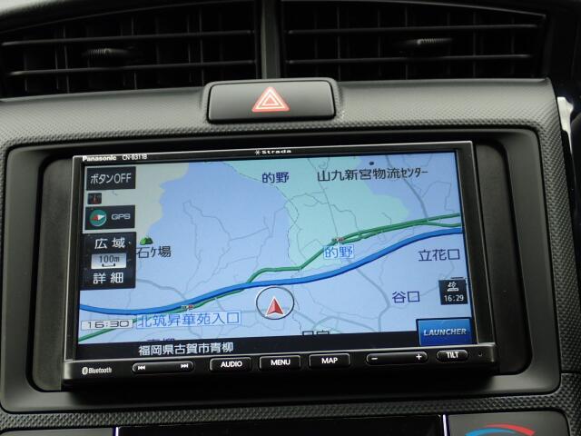 ナビ装備で知らない場所もあっという間に検索♪ちょっとしたお出かけや旅行もこれでばっちりですね。