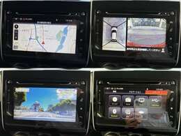 純正ナビが装備されております♪画面もクリアで見やすく運転中も確認しやすいです♪全方位モニター装着車♪フルセグやBluetoothもご利用可能です♪