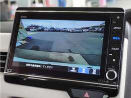 ◆バックカメラ◆リバースにするだけで映ります、後方の安全確認や、狭い駐車場での車庫入れ、雨の日や夜間など視界の悪い時に便利です！安全にバックする為には欠かせない装備です。