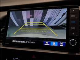 【バックカメラ】後退時も安心。リバース連動で画面が切り替わるのでとっても便利。