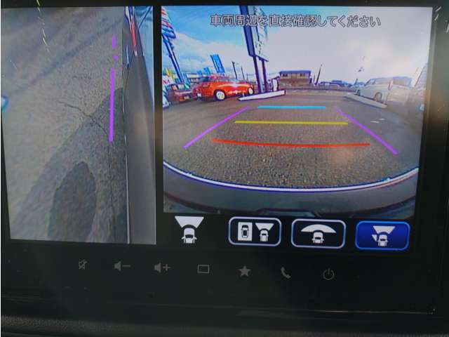 死角となりやすい左側を映した映像です★狭い道路ですれ違う際にどれだけ幅寄せしたらいいかを確認するのに便利です★