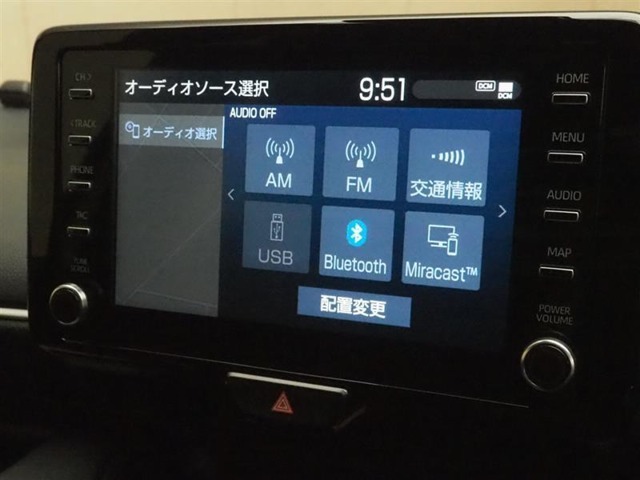 各種オーディオです。ラジオやブルートゥース接続も可能です。