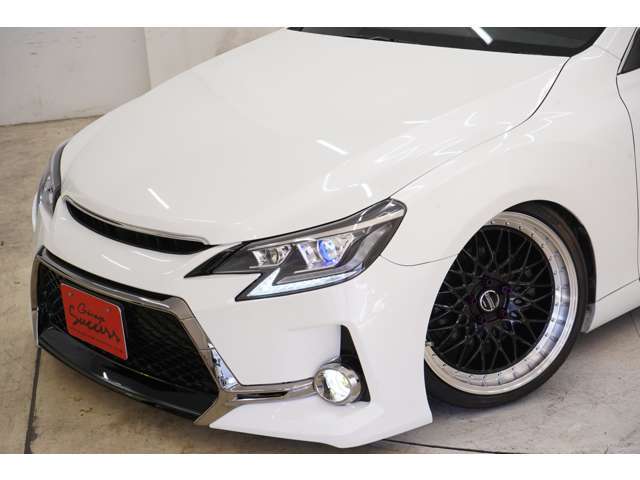 マークXのスポーティさのあるG’sバンパーで製作しております！！