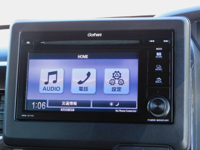 ディーラー装着純正ディスプレイオーディオWX-211C（CD再生・ワンセグ・Bluetoothオーディオ・ラジオ）