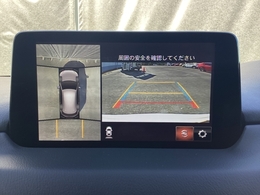 狭い場所での駐車やすれ違いなどでより的確な運転操作に役立つ360°ビューモニターが装備されています。