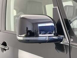 【ドアミラー】大きくて見やすいので、後方を見るときも安心です！