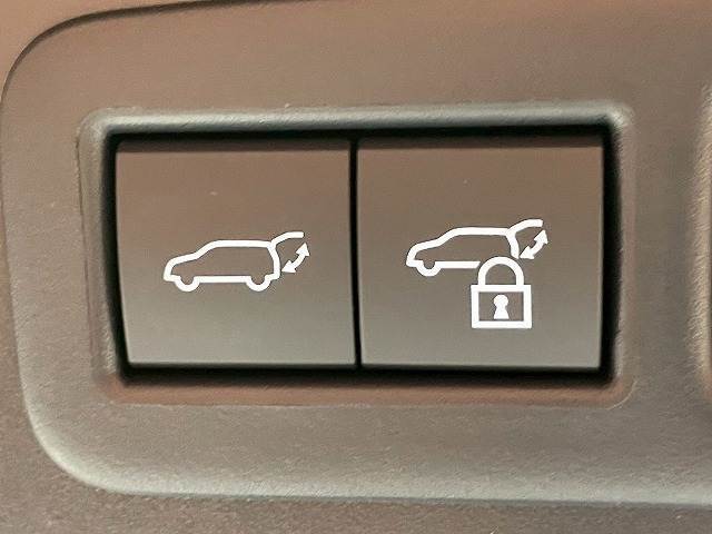 【電動リアゲート】ボタンひとつで大きなゲートも簡単に開閉可能です。高級車ならではの装備は嬉しいですね。