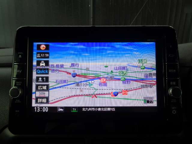 【メモリーナビ】TV・ラジオ（AM・FM）　CD・DVD・Bluetoothがご利用頂けます。Bluetoothの設定でスマートフォンの音楽　ハンズフリーで会話も出来ます。
