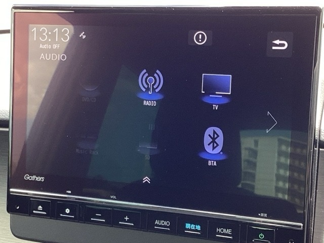 純正9インチナビです。フルセグTV・DVD再生可能！Bluetoothでお好きな音楽お聞きいただけます。