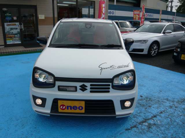 正面からのアルトターボRS♪♪