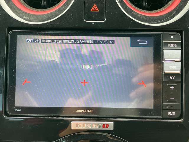 フロントモニター使用時の画面です。詳しくはスタッフまで⇒0120-87-5335