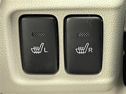 【シートヒーター】シートを温めてくれる暖房機器です！長時間座っていると負担が掛かりやすい背中や腰、または冬場などの寒い日に冷えやすい脚部に快適なぬくもりを伝えます。