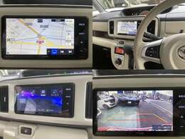 Mナビゲーション　フルセグTV　DVD再生　バックカメラ