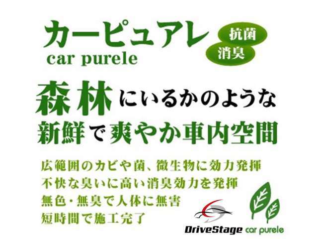 Aプラン画像：【安全・消臭・除菌・防汚】車内の気になる臭いを徹底分解！人体にも無害で優しい成分を使い、カビやウイルスなども除菌。効果も長期持続します！