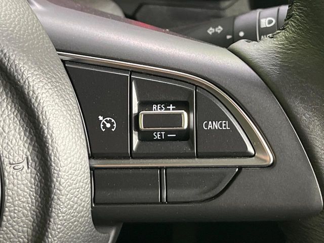 【クルーズコントロール】高速道路もラクラク走行。アクセルを離しても一定速度で走行ができ、長距離運転時の負担を軽減！加速・減速も簡単なスイッチ操作で調整できます。