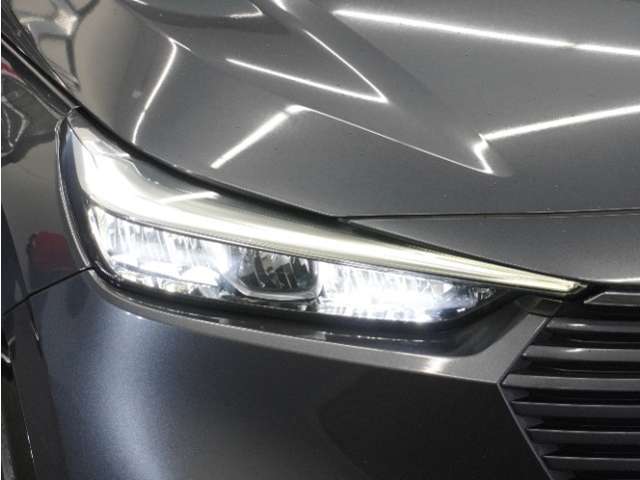 【LEDヘッドライト＋デイライト】今や主流のLEDヘッドライトに、日中でも他者からの視認性を良くするデイタイムランニングランプ装備！スタイリッシュでかっこよく仕上がっています。
