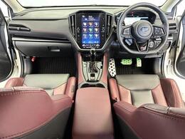 ボルドー/ブラック本革シート★前席パワーシート/シートヒーター★運転席シートメモリー